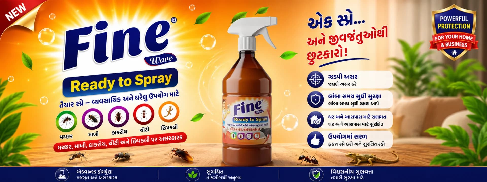 One Spray... Total Protection from Pests!